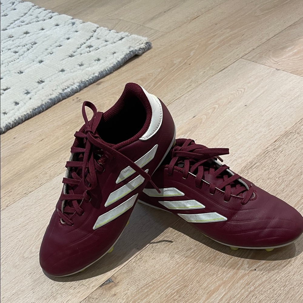 Adidas kids Burgundy Copa Pure cleats